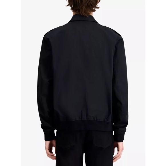 The Kooples NEW Plain Lento Spread Collar Jacket Black Size Large MSRP $515 - Picture 3 of 11